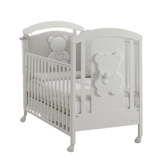 Patut bebelusi - Funky Alb Azzurra cu 2 Nivele pentru Saltea