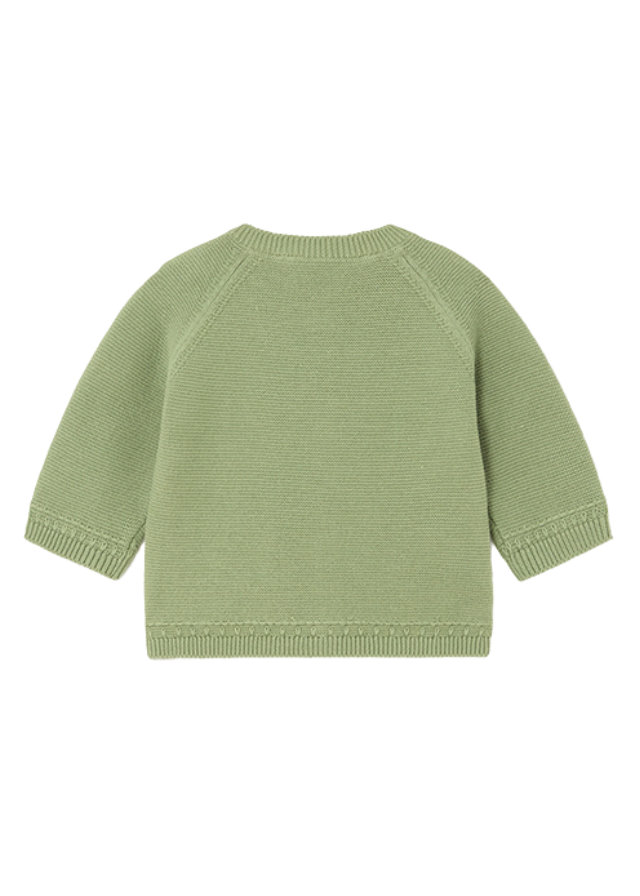 AnneBebe - Cardigan Tricotat Verde cu Nasturi 1380 Mayoral