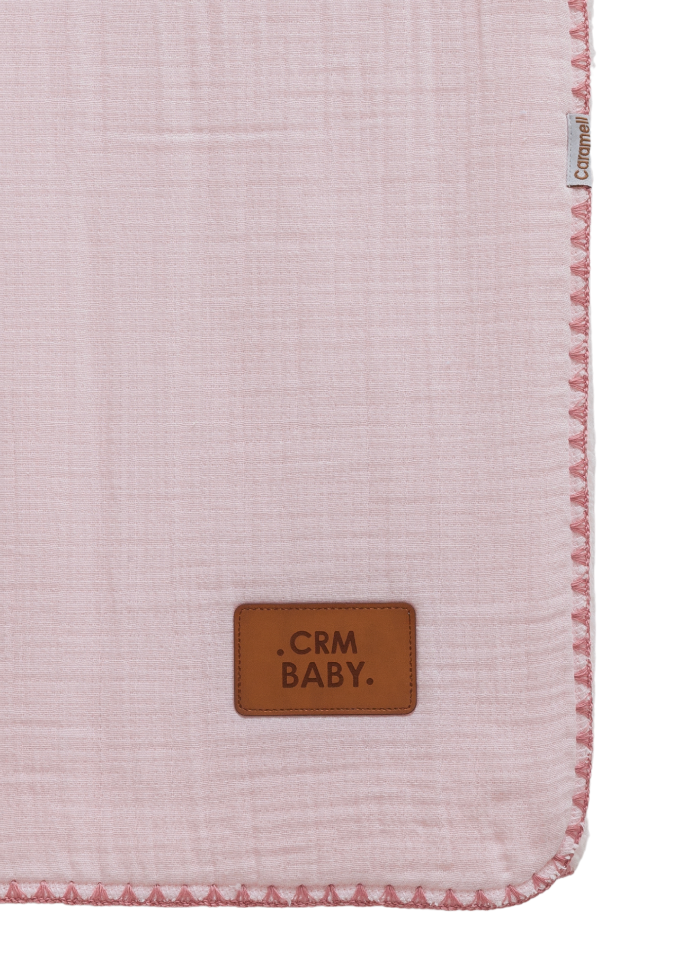 Patura Calduroasa Roz din Muselina si Plus BTE2119 85 x 90 cm Mell Sweet Baby