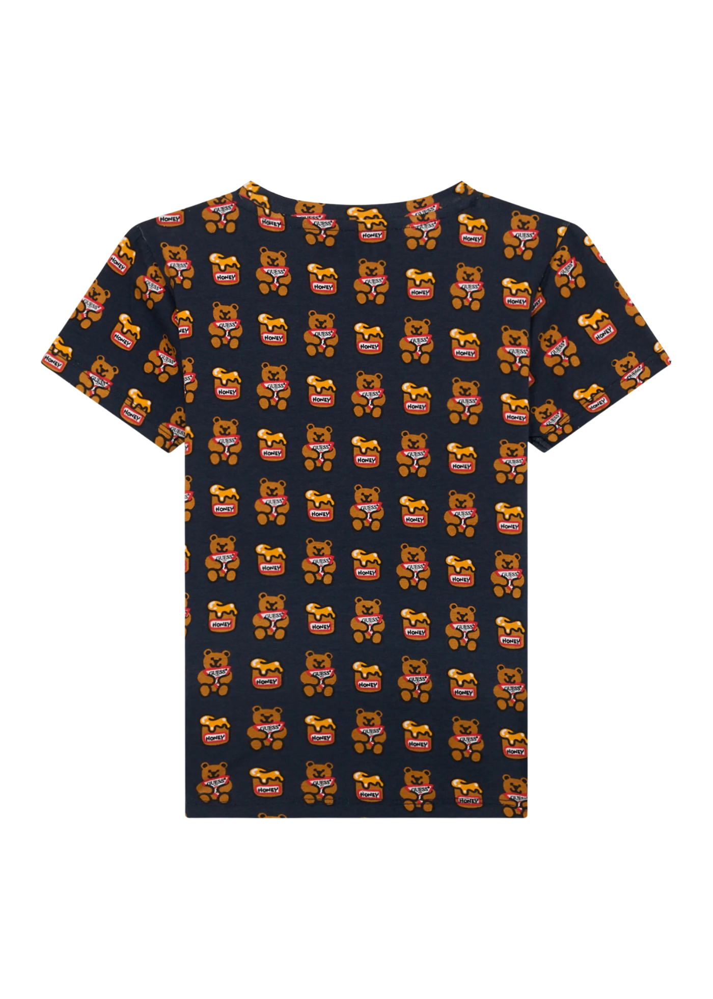 Tricou Bleumarin cu Maneca Scurta Imprimeu Ursuleti H1TY00 K6Yw1 GBMT Guess