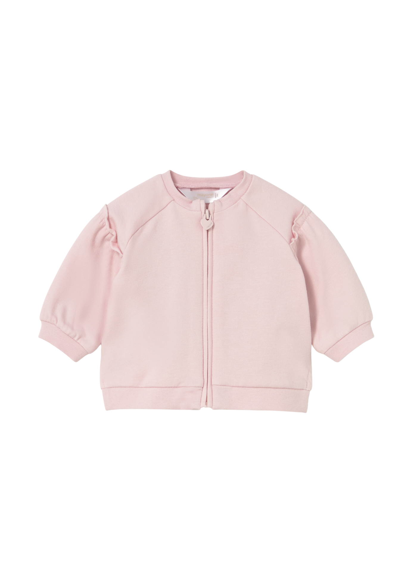 Trening 3 Piese Hanorac si Pantaloni Roz si Bluza Crem cu Iepure 2607 Mayoral