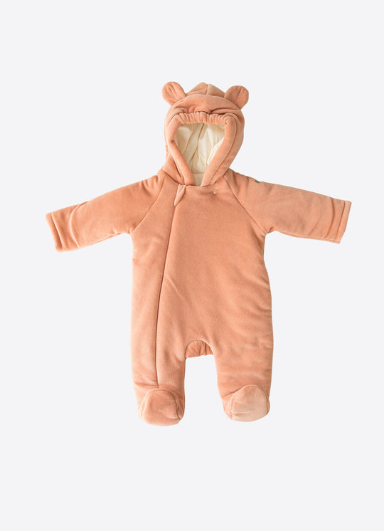 Costum Gros tip Cosmonaut Bleu cu Model Ursulet pentru Baieti S19359 – KitiKate