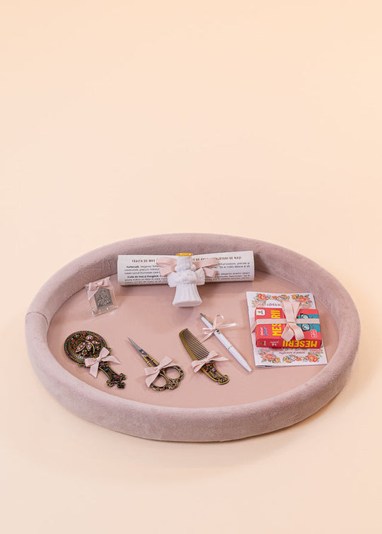 Set tavita mot fetite pentru ruperea turtei Roz AnneBebe