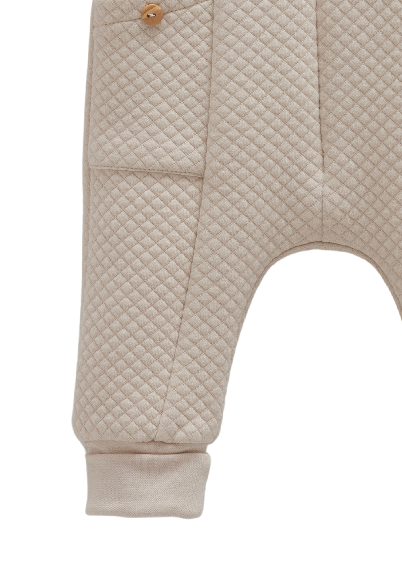 Combinezon Bej Bumbac Matlasat cu Gluga TE2042 Mell Sweet Baby