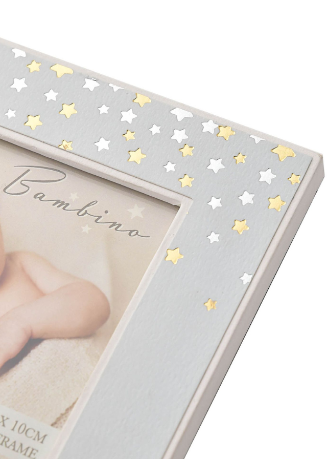 Rama Foto Bambino Paperwrap Bleu Christening CG1227B Bambino by Juliana