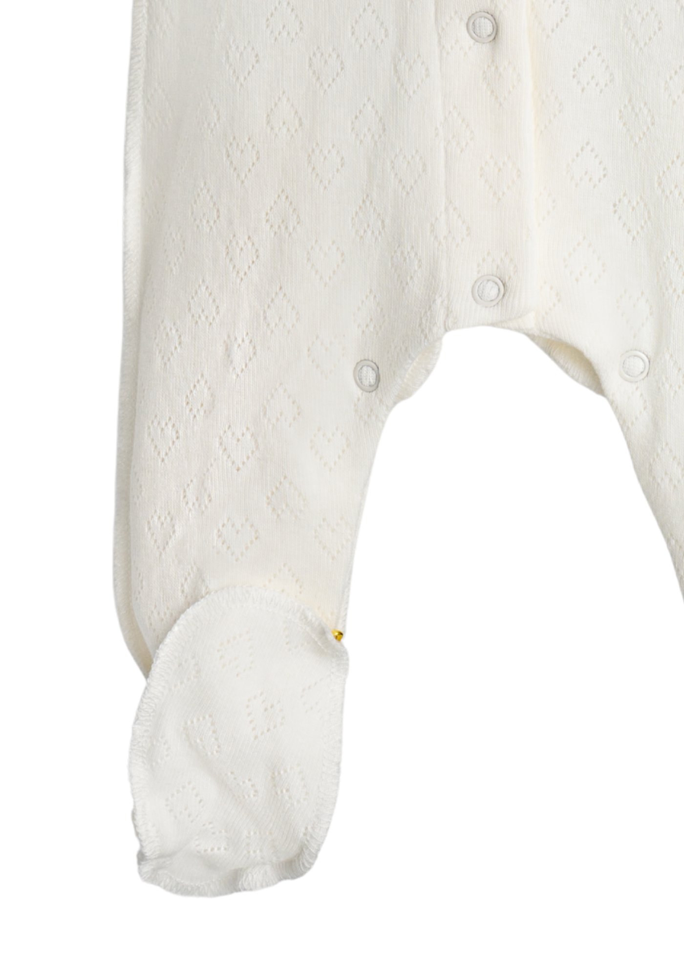 Salopeta Nou-Nascut Crem din Bumbac Impregnat cu Lanolina 1-3 luni MOM-65 Momykeep