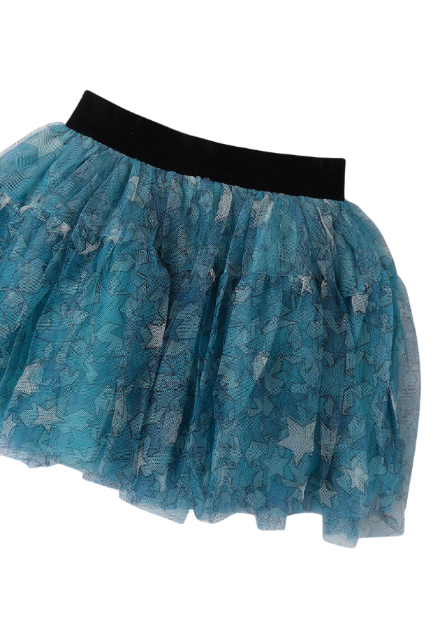 Fusta din Tulle Turquoise 4.A624.00 iDO