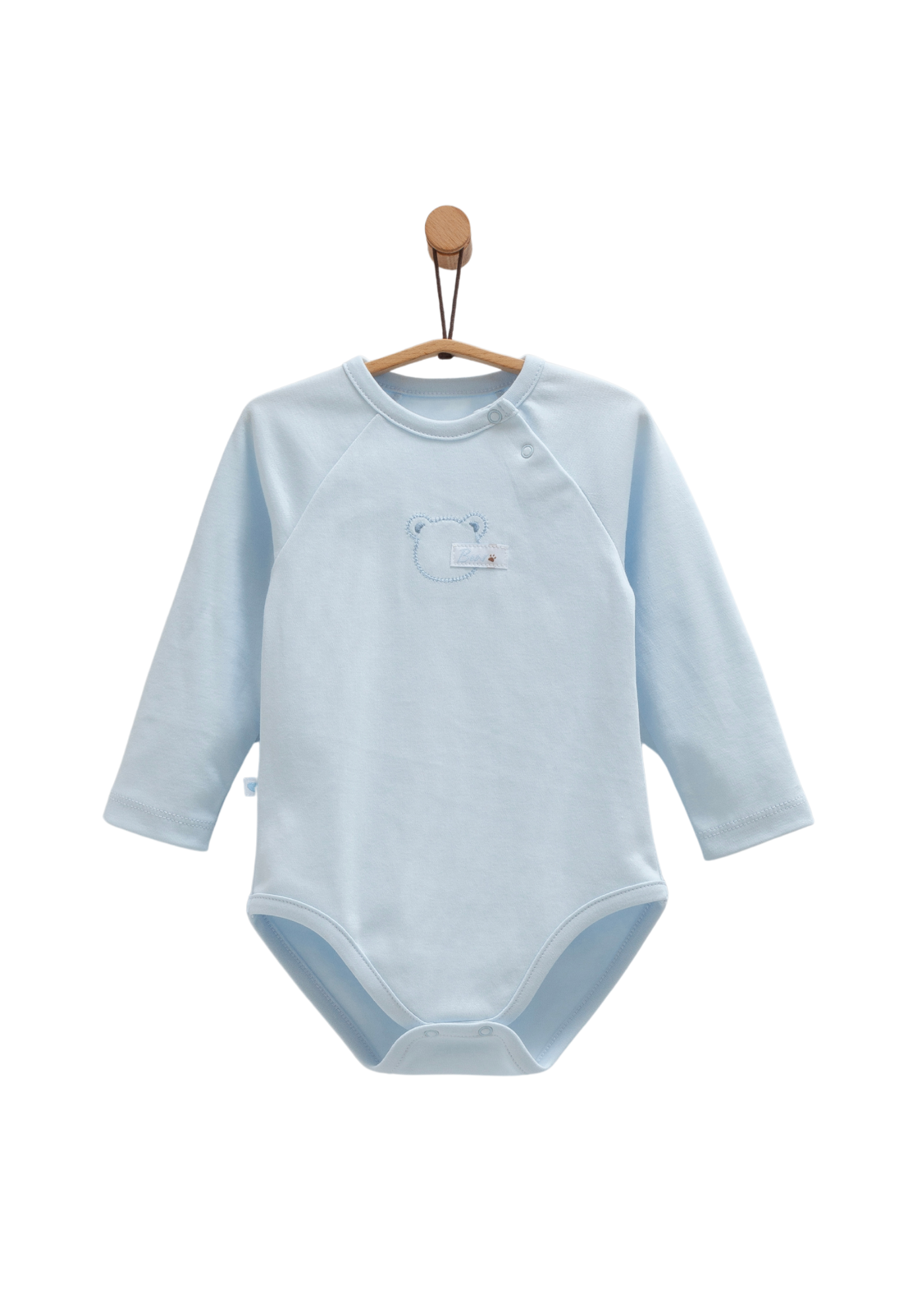 Set 2 Body cu Maneca Lunga Bleu cu Ursi BE1463 Mell Sweet Baby