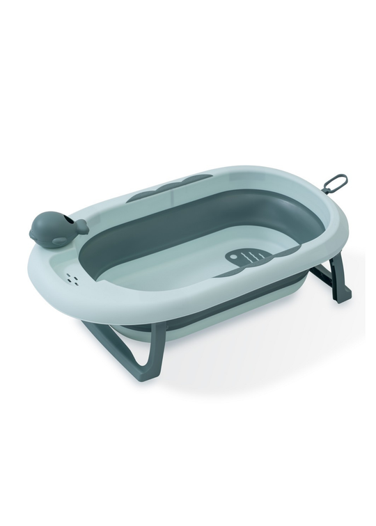 Cadita Pliabila Verde cu Cana de Clatire BA003 Interbaby