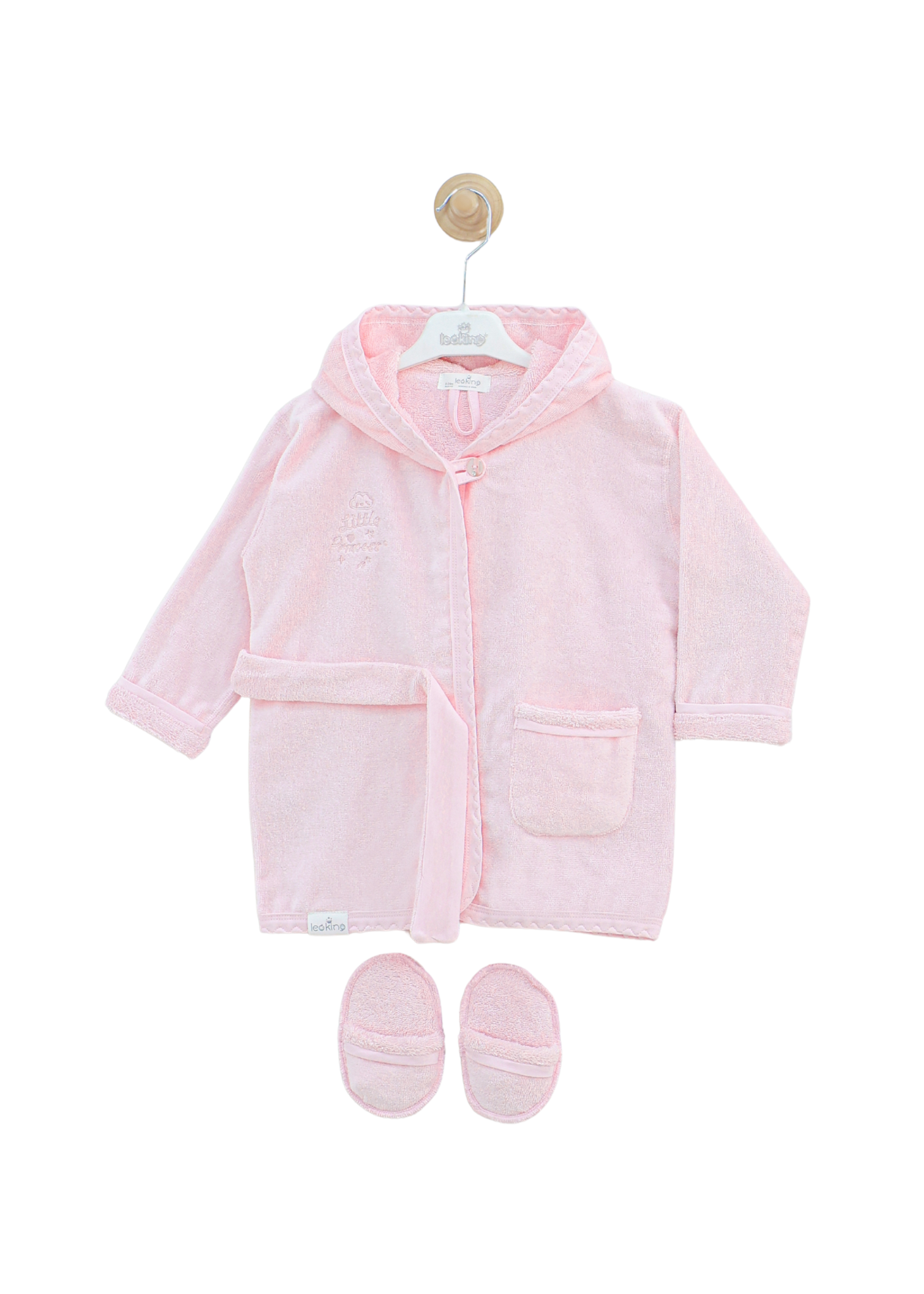 Set cu Halat de Baie 5 Piese Roz 12806 Leo King