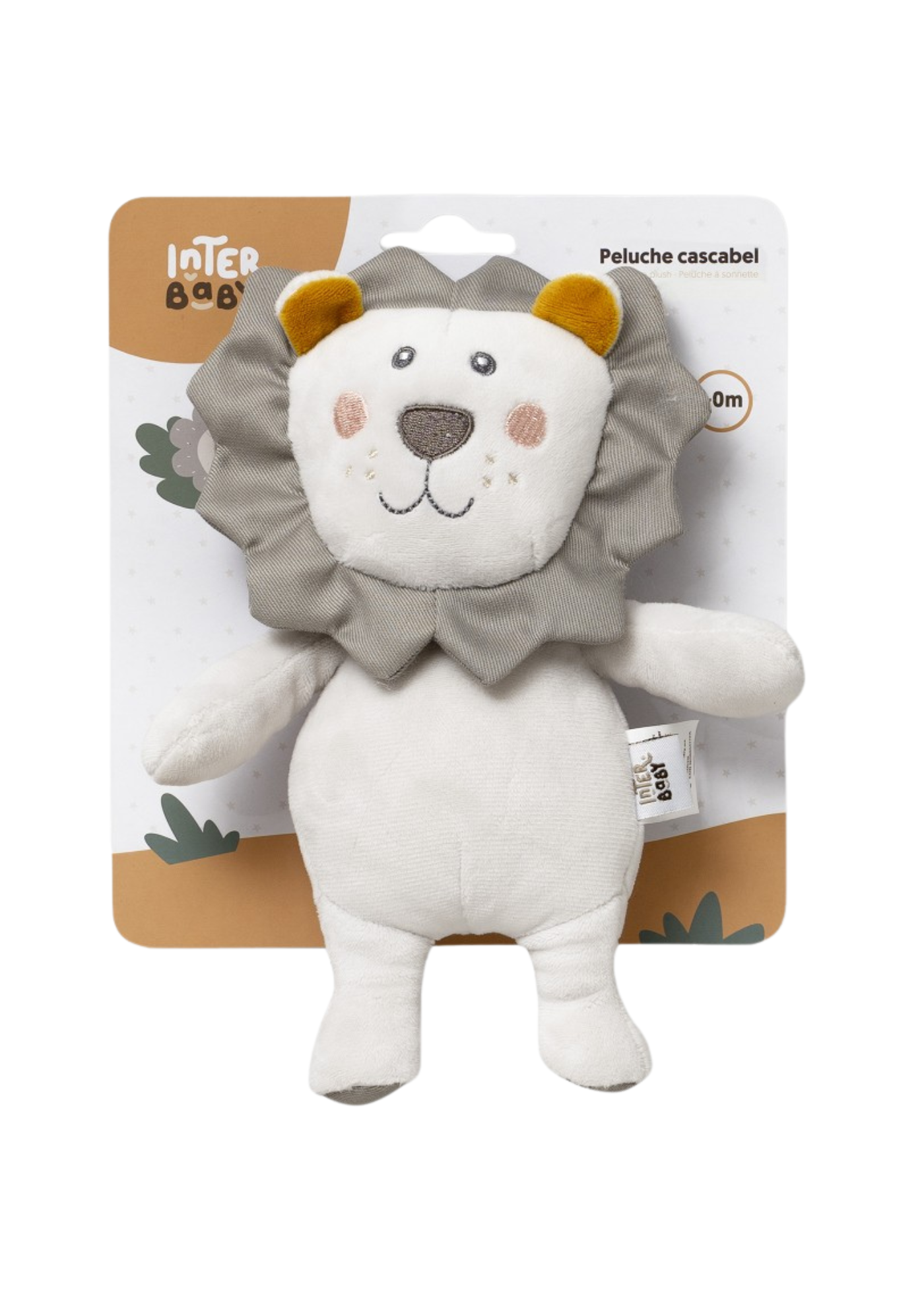 Jucarie Plus Leu Gri LEO07 Interbaby