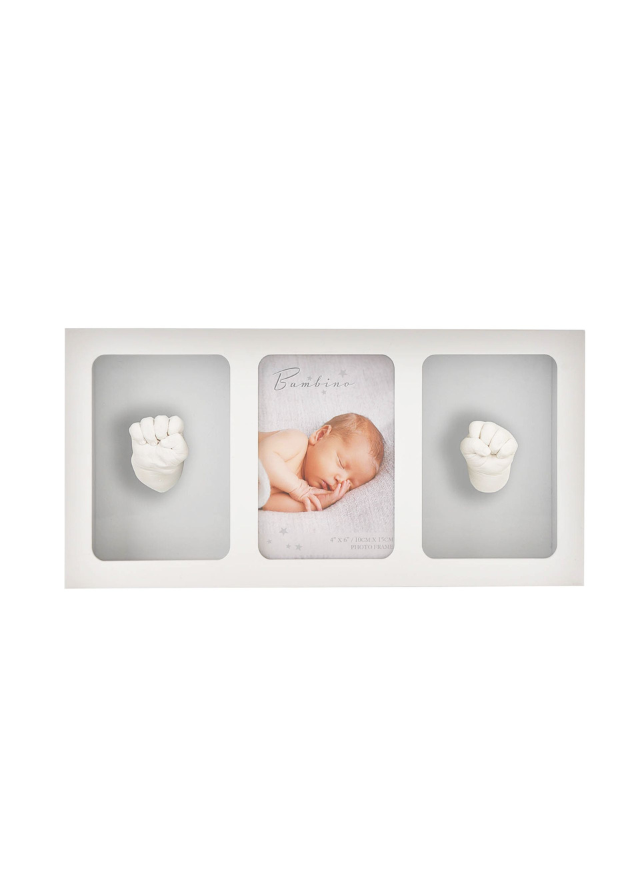 AnneBebe - Rama Foto Tripla cu Kit Amprenta Bebelusi CG1539 Bambino by Juliana