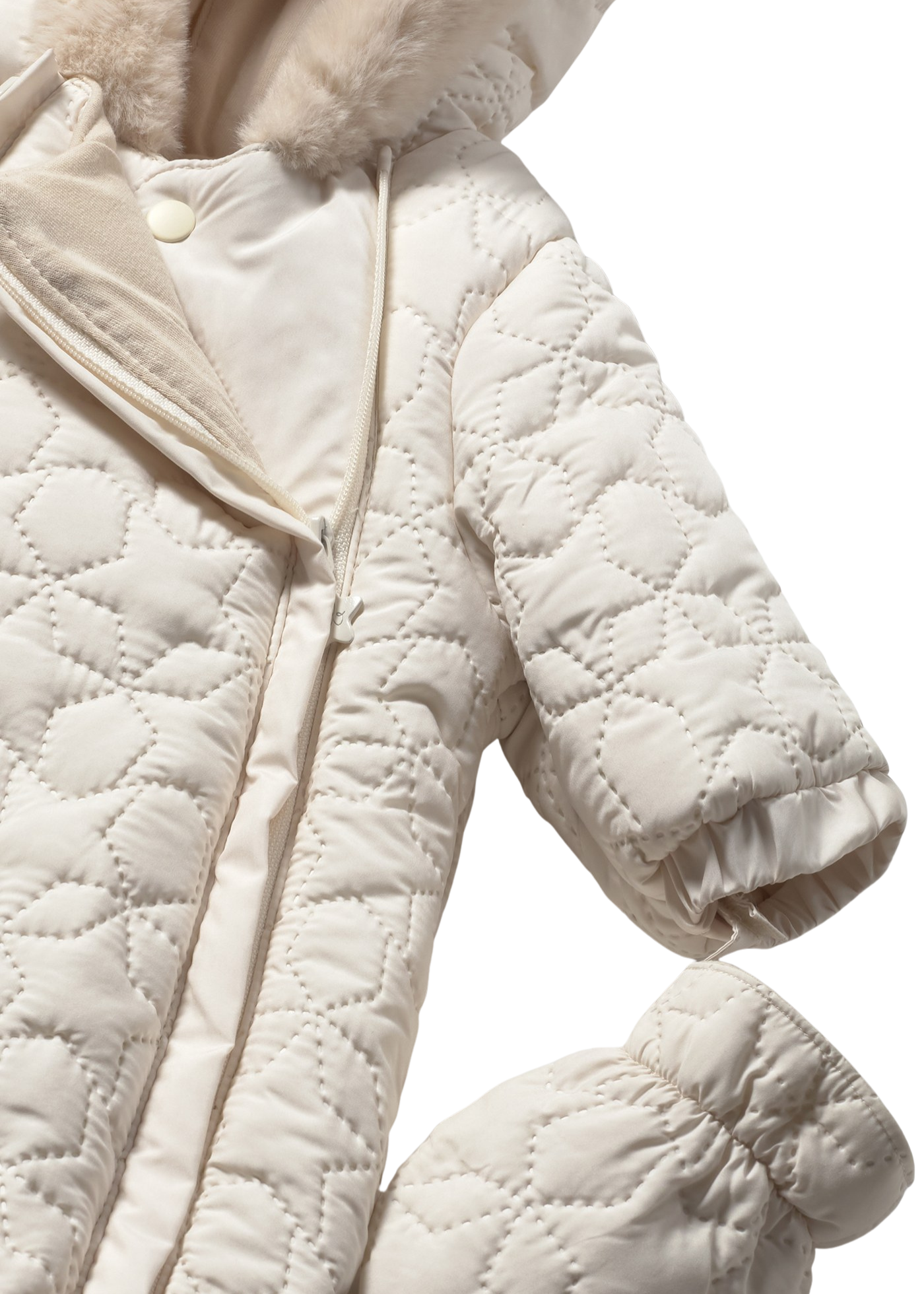 Combinezon din Fas Matlasat Crem 2615 Mayoral