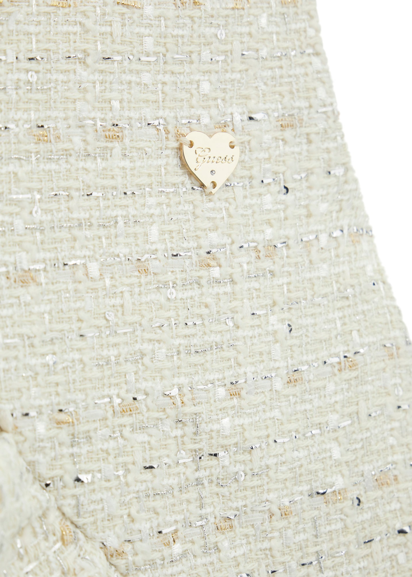 Rochie Stofa Crem cu Amestec de Lana K5BK04 WGXO0 F9VA Guess