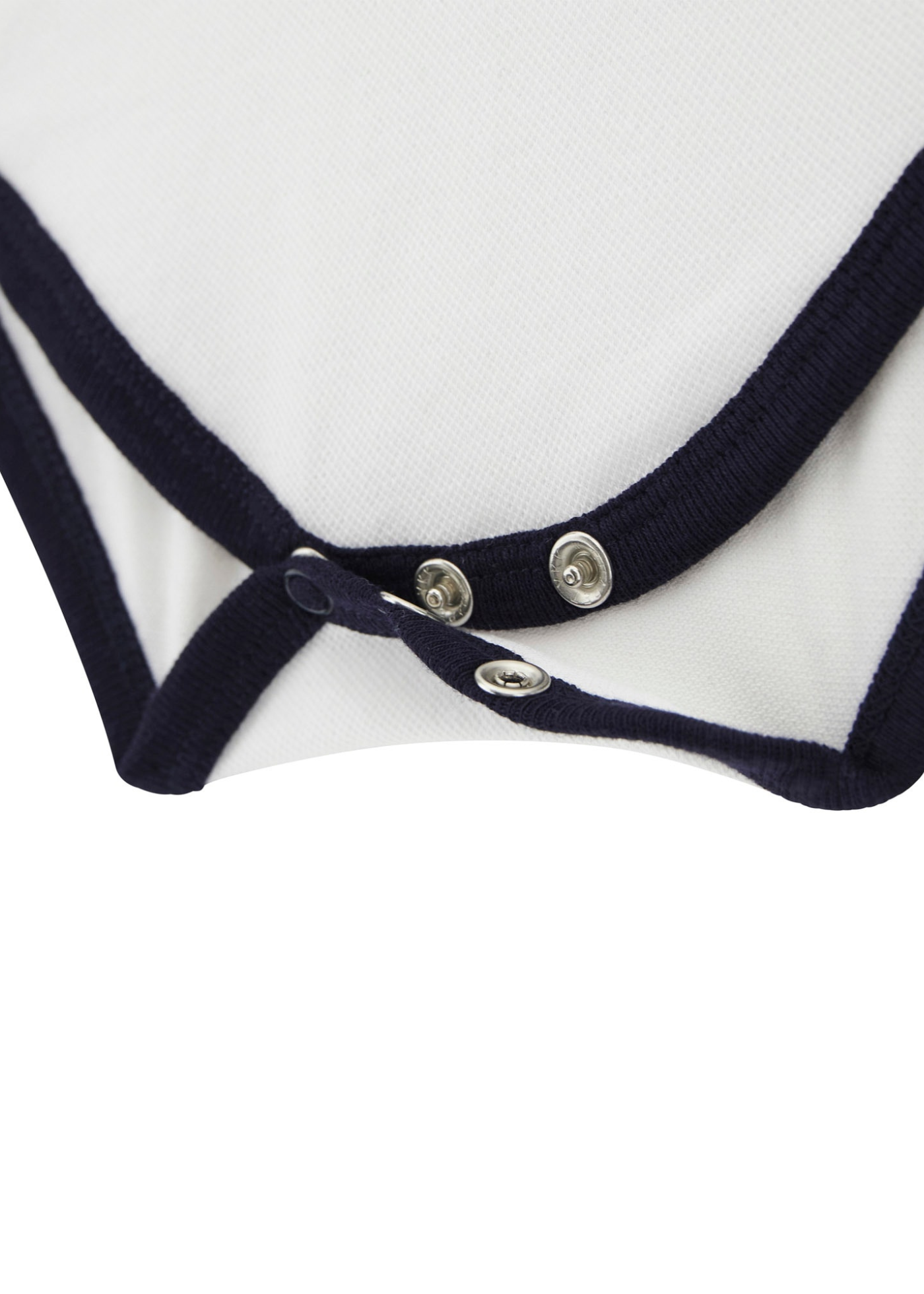 Set 2 Piese Alb cu Bleumarin Body cu Maneca Lunga si Guler Polo si Pantaloni Lungi P5YG03 K9N11 G011 Guess