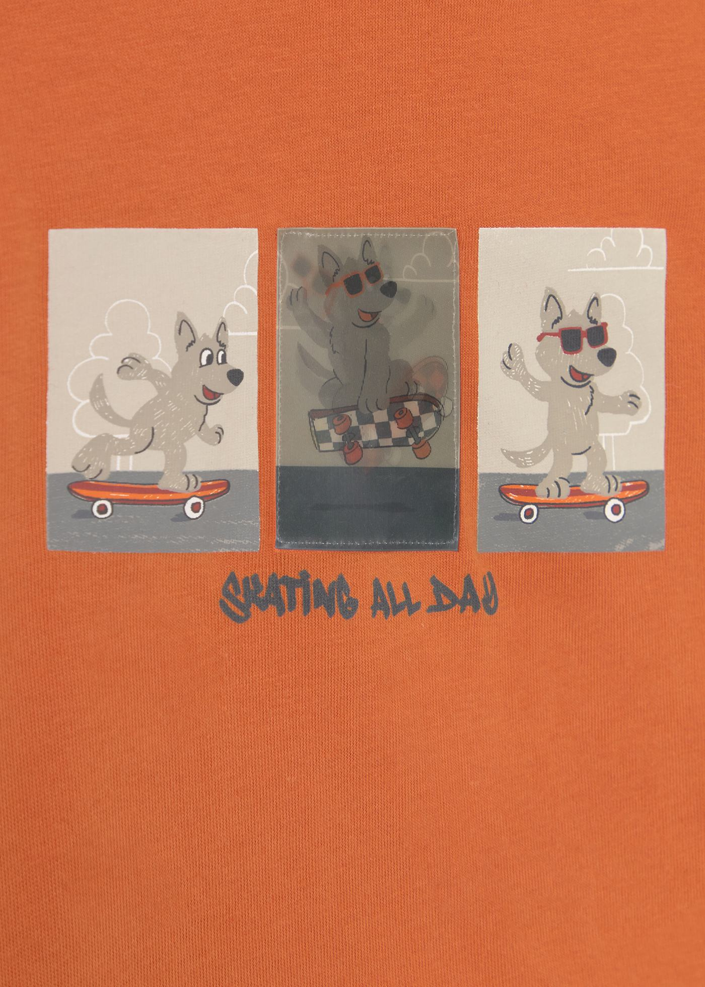 Bluza Portocalie cu Maneca Lunga 2063 Mayoral