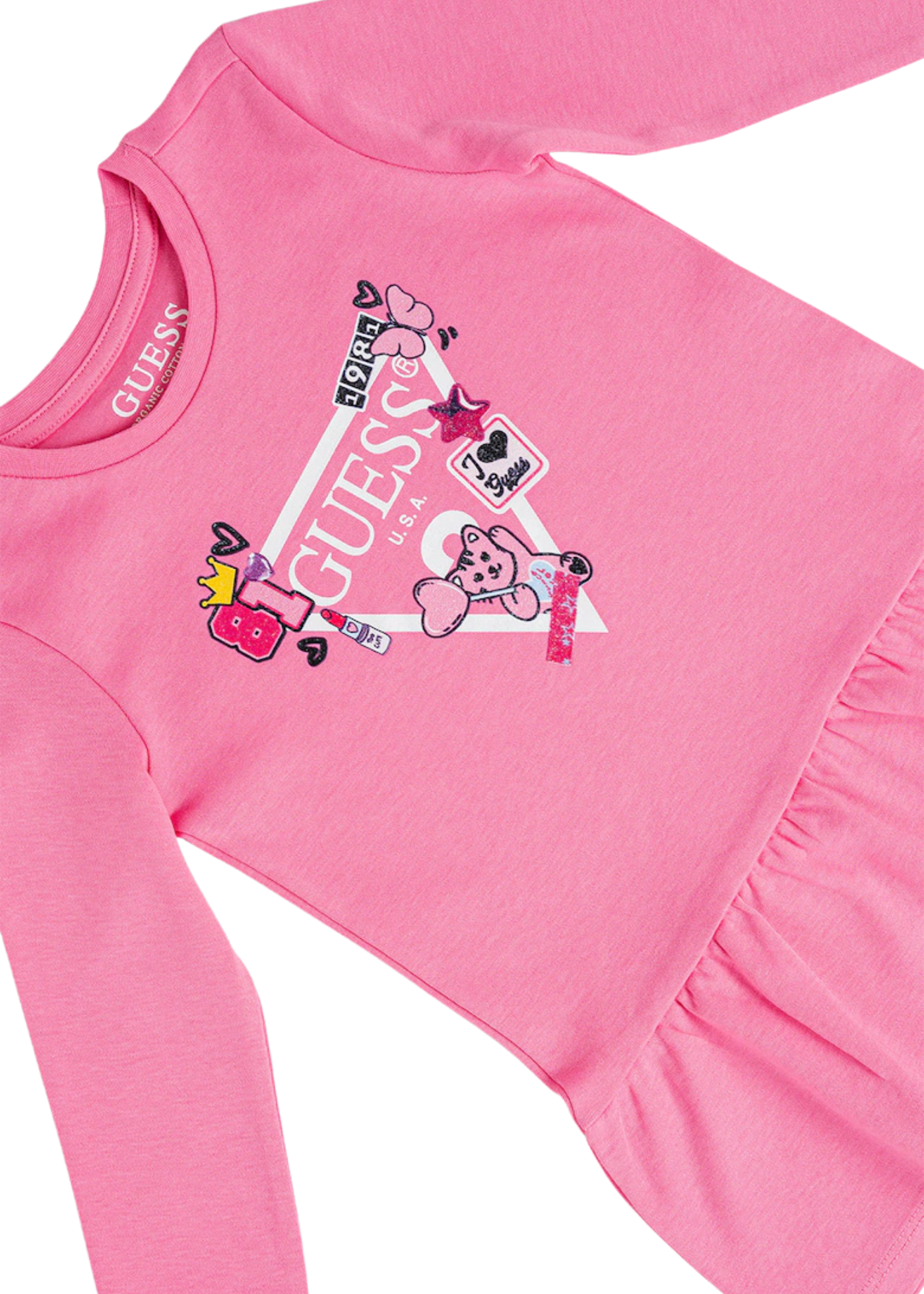 Rochie Frez cu Maneca Lunga K3YK13 KA6W4 G6N3 Guess