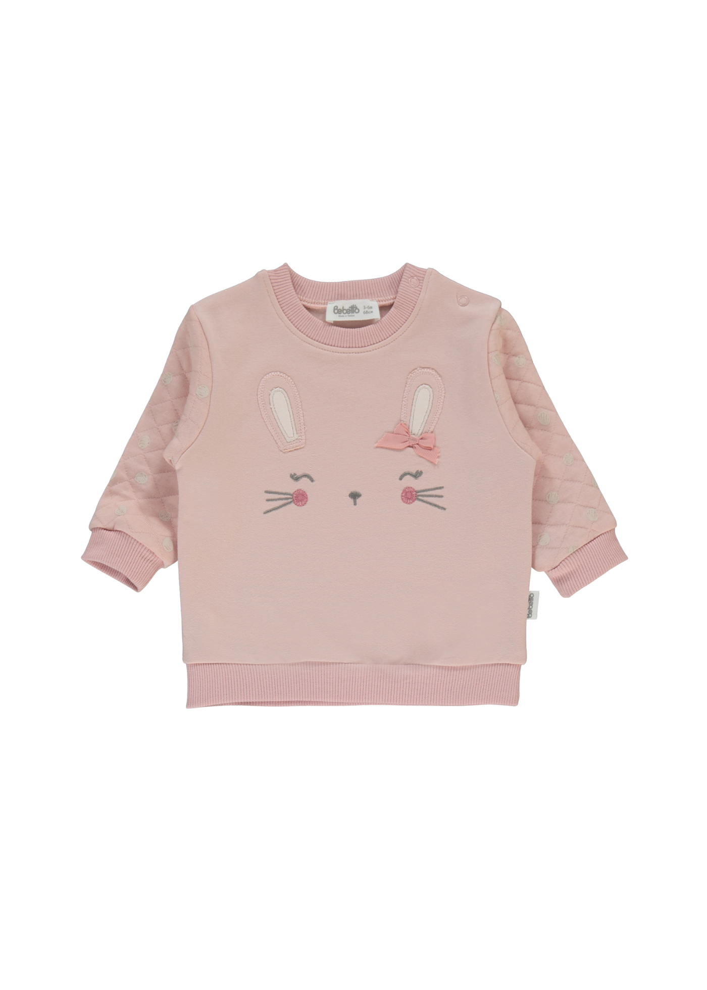 Trening 2 Piese Roz Pudra cu Iepure K5116 Bebetto