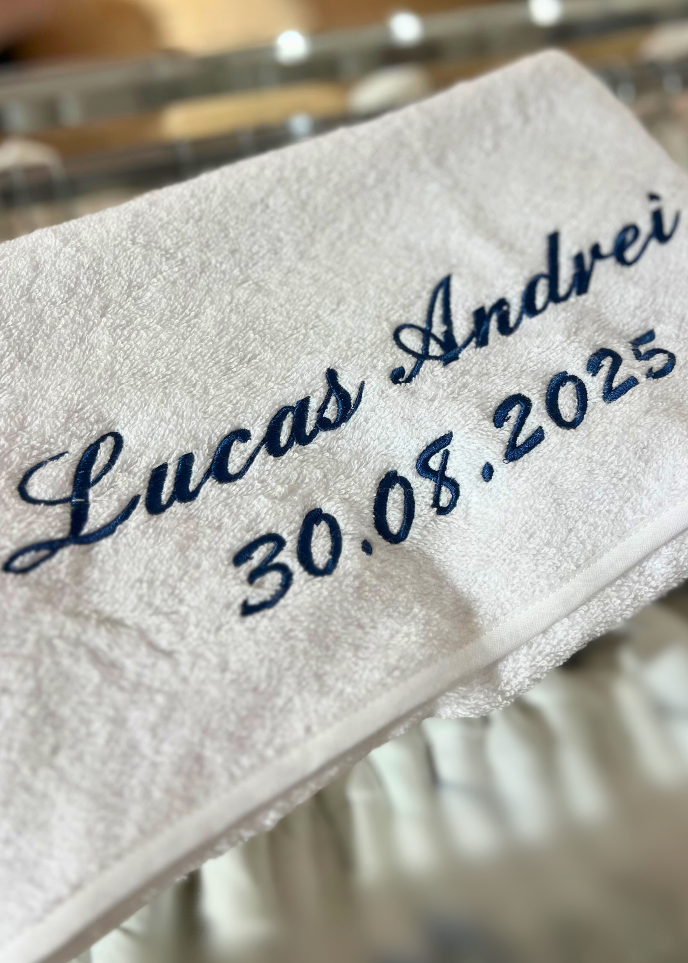 Personalizare Prosop Trusou Botez AnneBebe