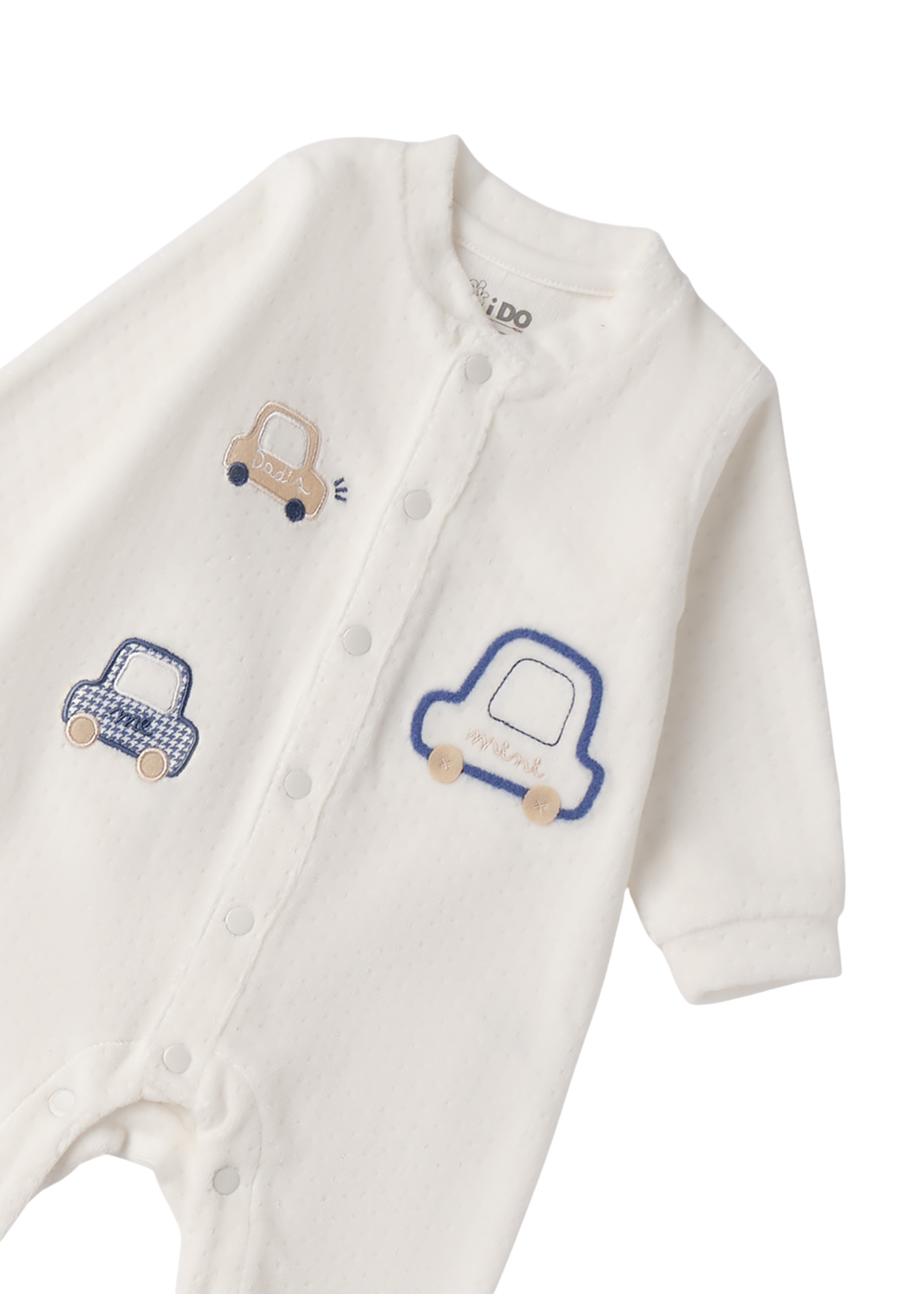 Salopeta Lunga Velur Crem cu Masini 4.F030/00 iDO