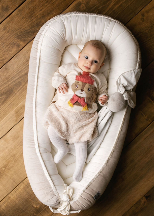 Babynest Babies Antiallergic Unisex Velvet Cream Beige