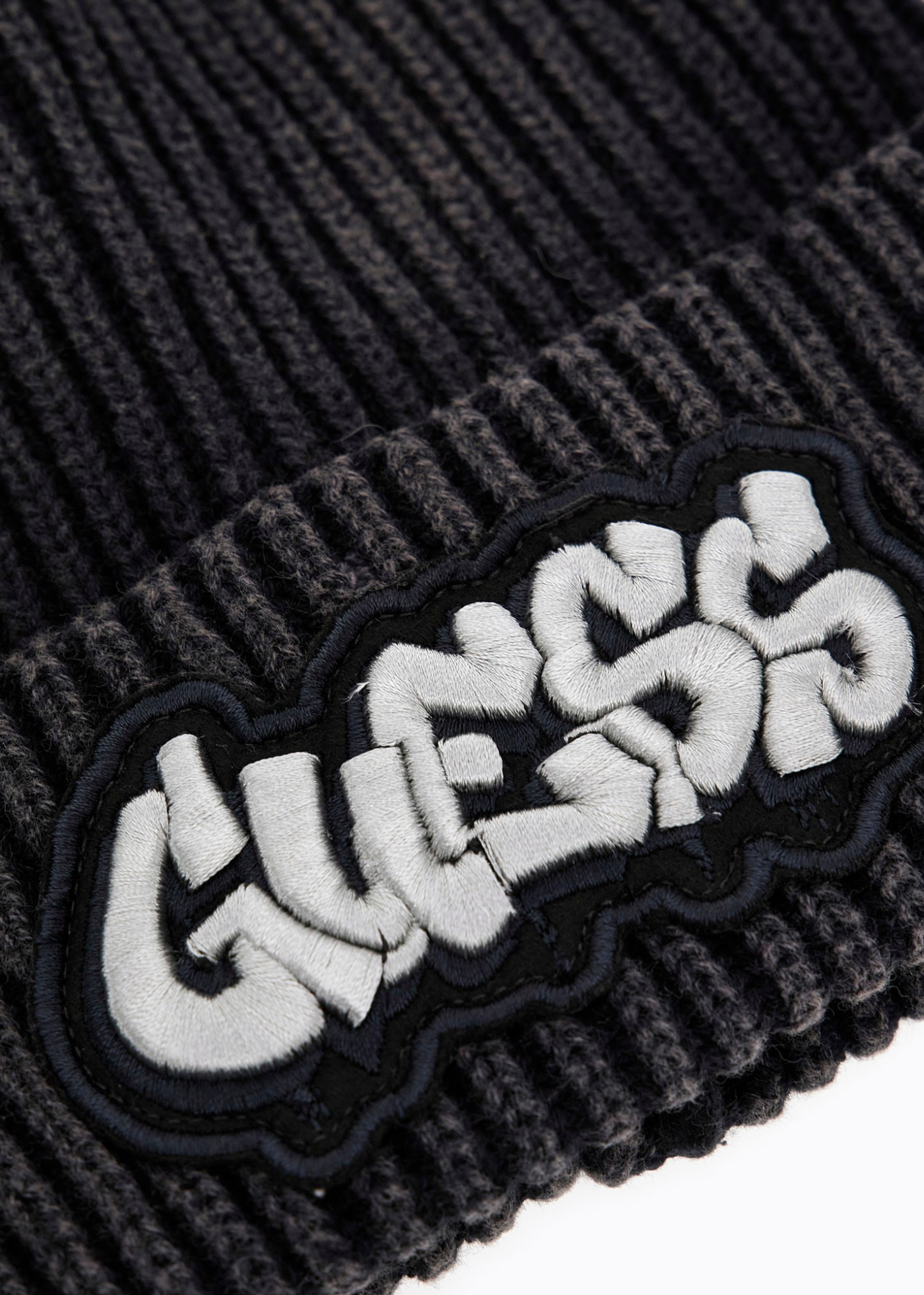 Fes Tricotat din Bumbac Negru L5BZ01 Z4130 JBLK Guess