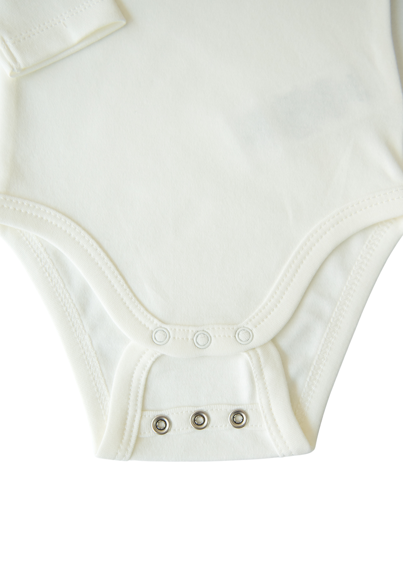 Body Maneca Lunga Crem Bumbac Organic Extensibil S38558 Kitikate