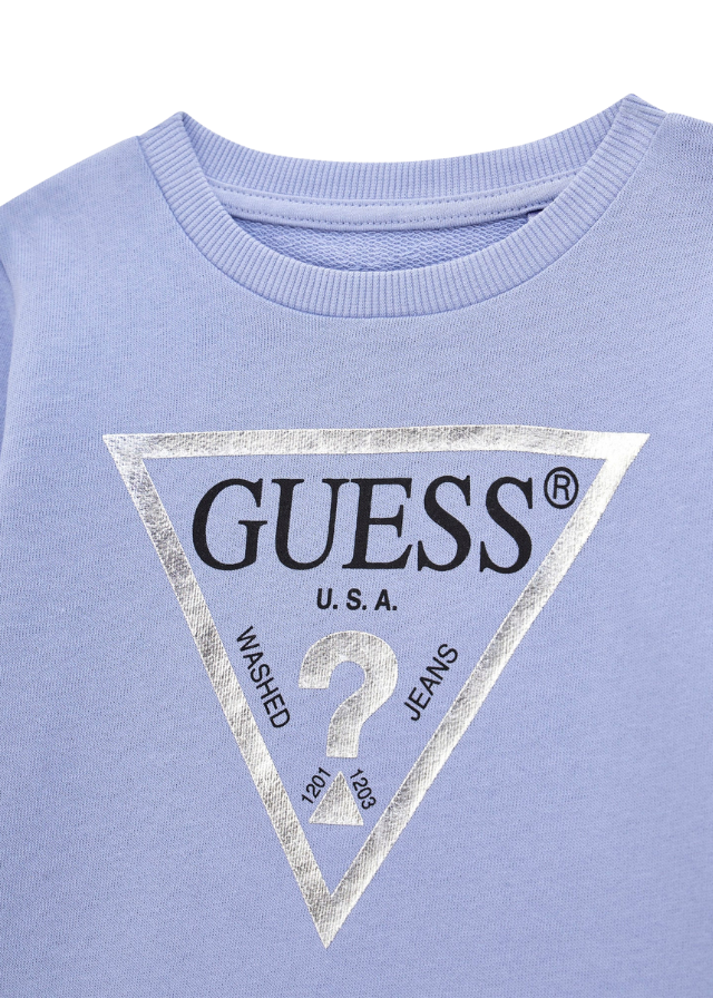 Bluza cu Maneca Lunga Bleu K74Q12 KAUG0 G7HF Guess