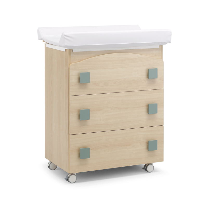 Comoda infasat Evolution Design Elegant si Masuta Infasat Cadita Detasabila Sage