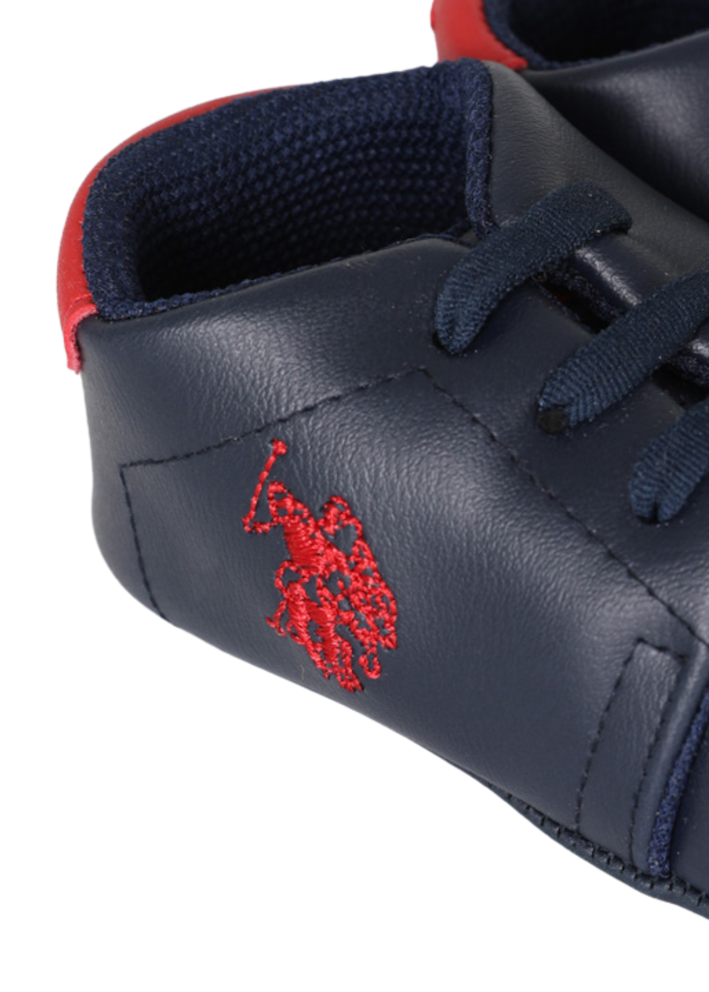 Pantofi Sport Bleumarin cu Rosu cu Siret Elastic USB1308 Us Polo Assn