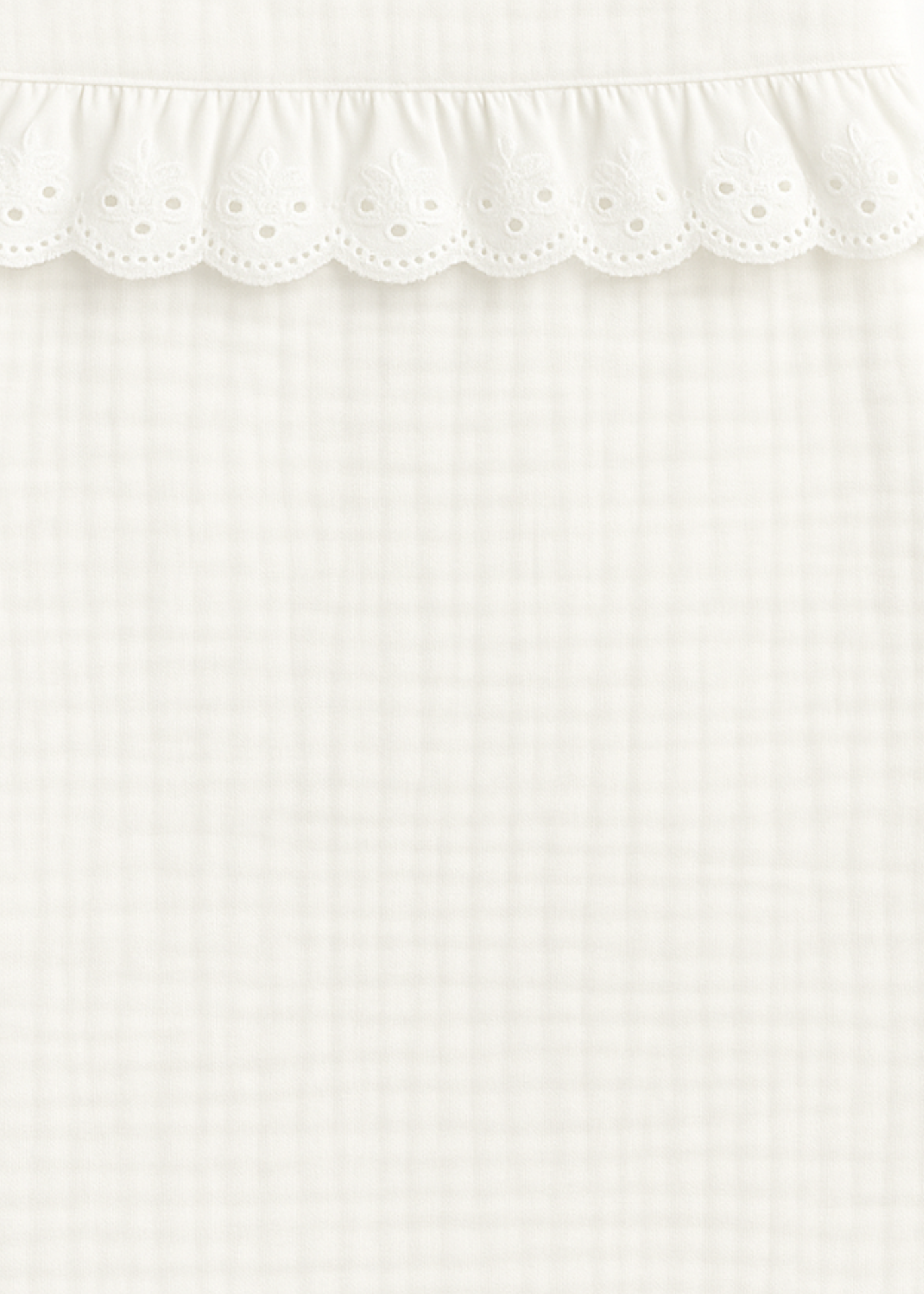 Sleeping Bag Girls White Muslin AnneBebe 