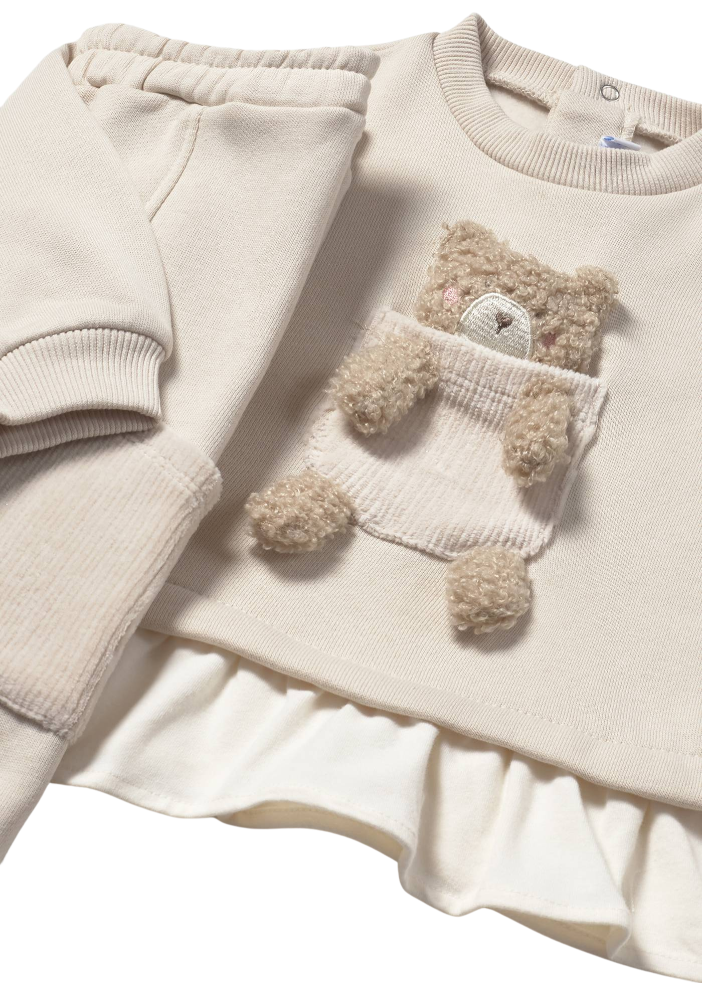 Trening 2 Piese Bej cu Ursulet 2843 Mayoral