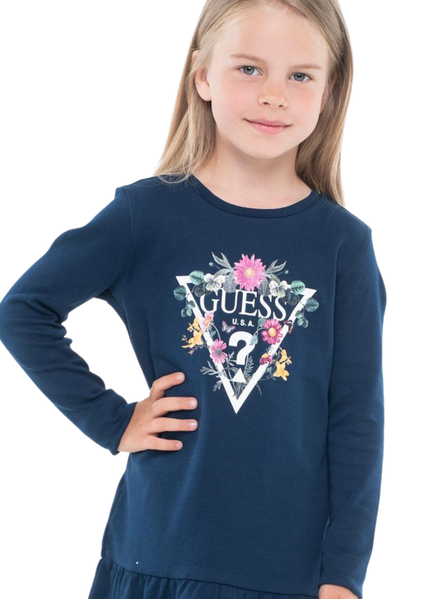 Rochie Bleumarin cu Maneca Lunga K3YK13 KA6W4 F7SB Guess