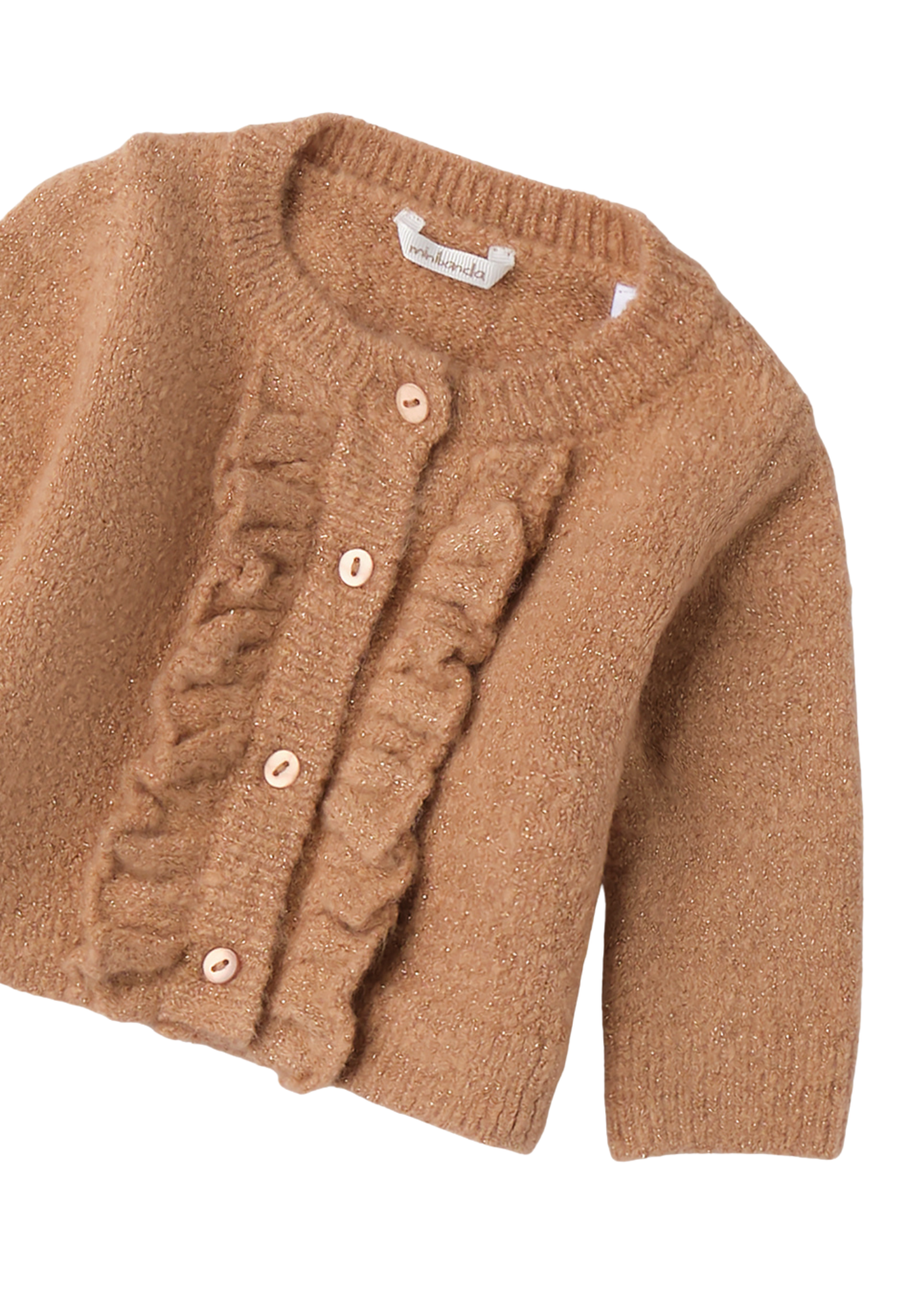 Cardigan Tricotat Maro cu Sclipici 3.F706/00 Minibanda