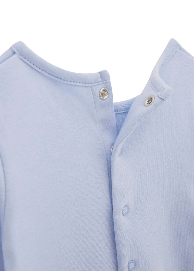 Salopeta Lunga din Bumbac Bleu cu Urs H5YW11 KA6W4 G7N1 Guess