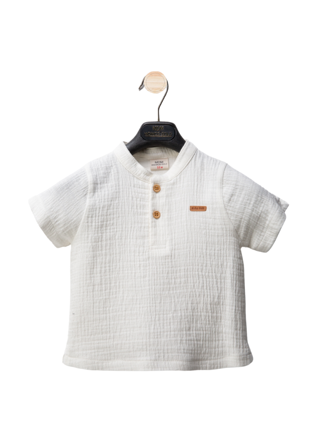 Set 3 Piese Jacheta cu Gluga si Dinozauri si Pantaloni Lungi Gri Bluza Muselina M54195 Midimod Gold