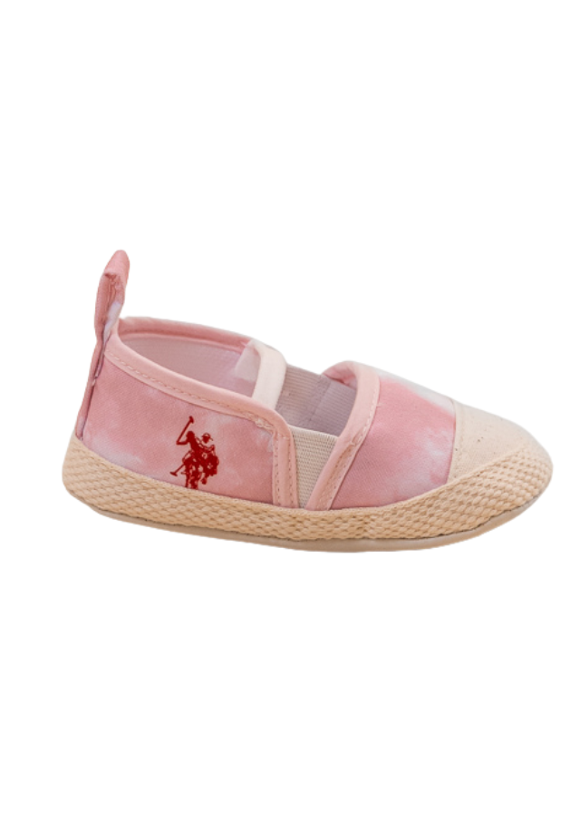 Botosei Roz cu Alb Slip-on USB1307 Us Polo Assn