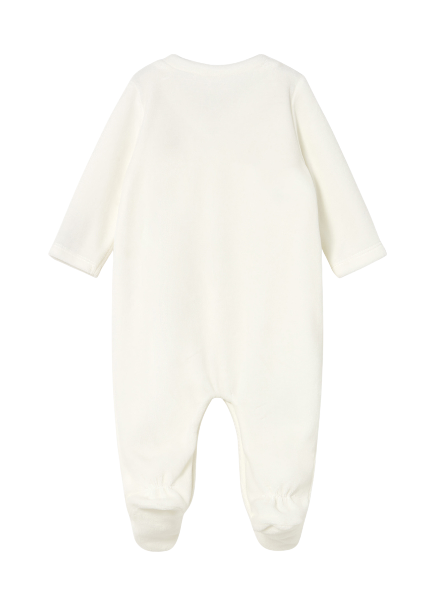 Set 2 Salopete Lungi Velur Crem cu Roz 2706 Mayoral