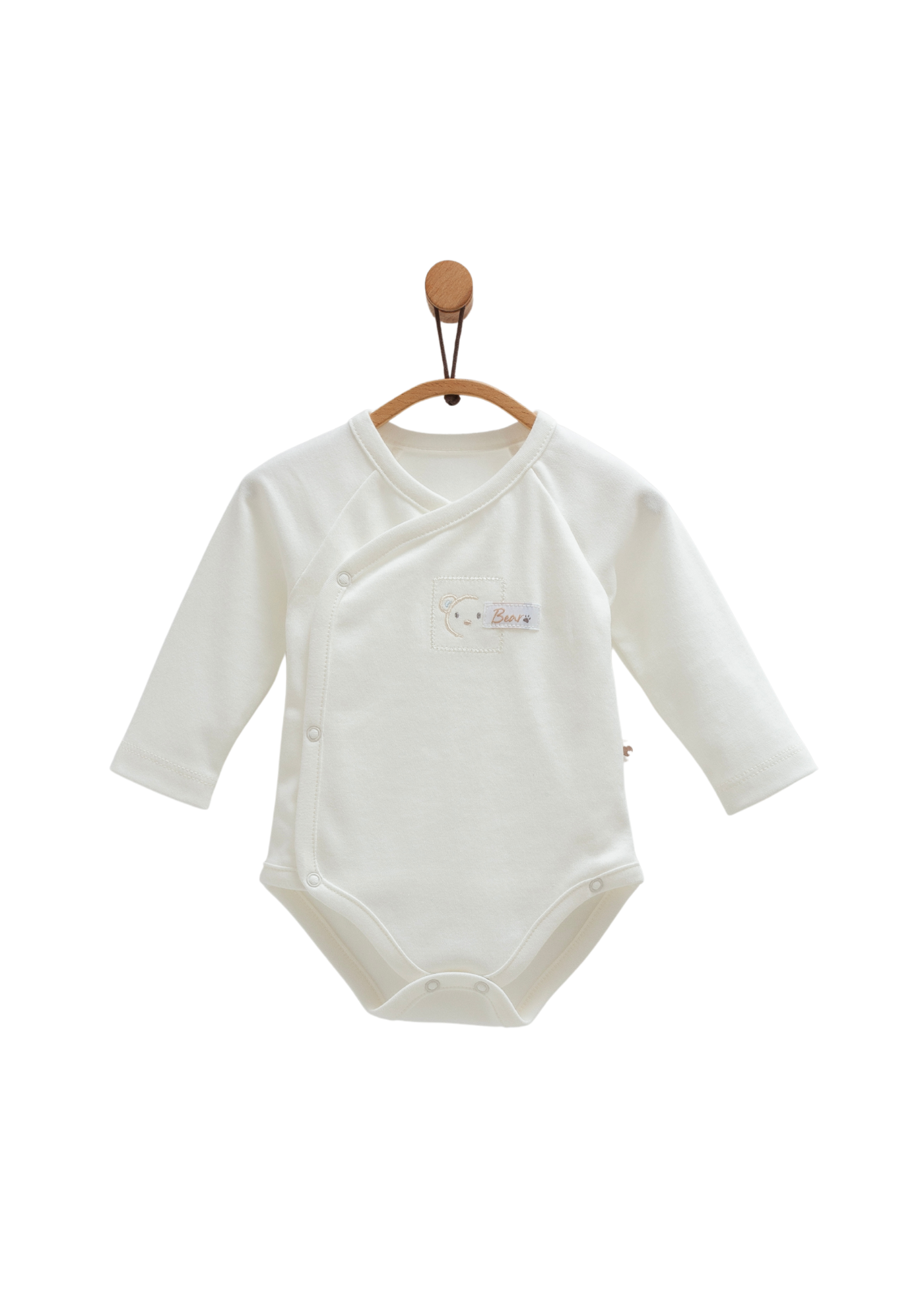 Set 2 Body cu Maneca Lunga Crem cu Ursi BE1461 Mell Sweet Baby