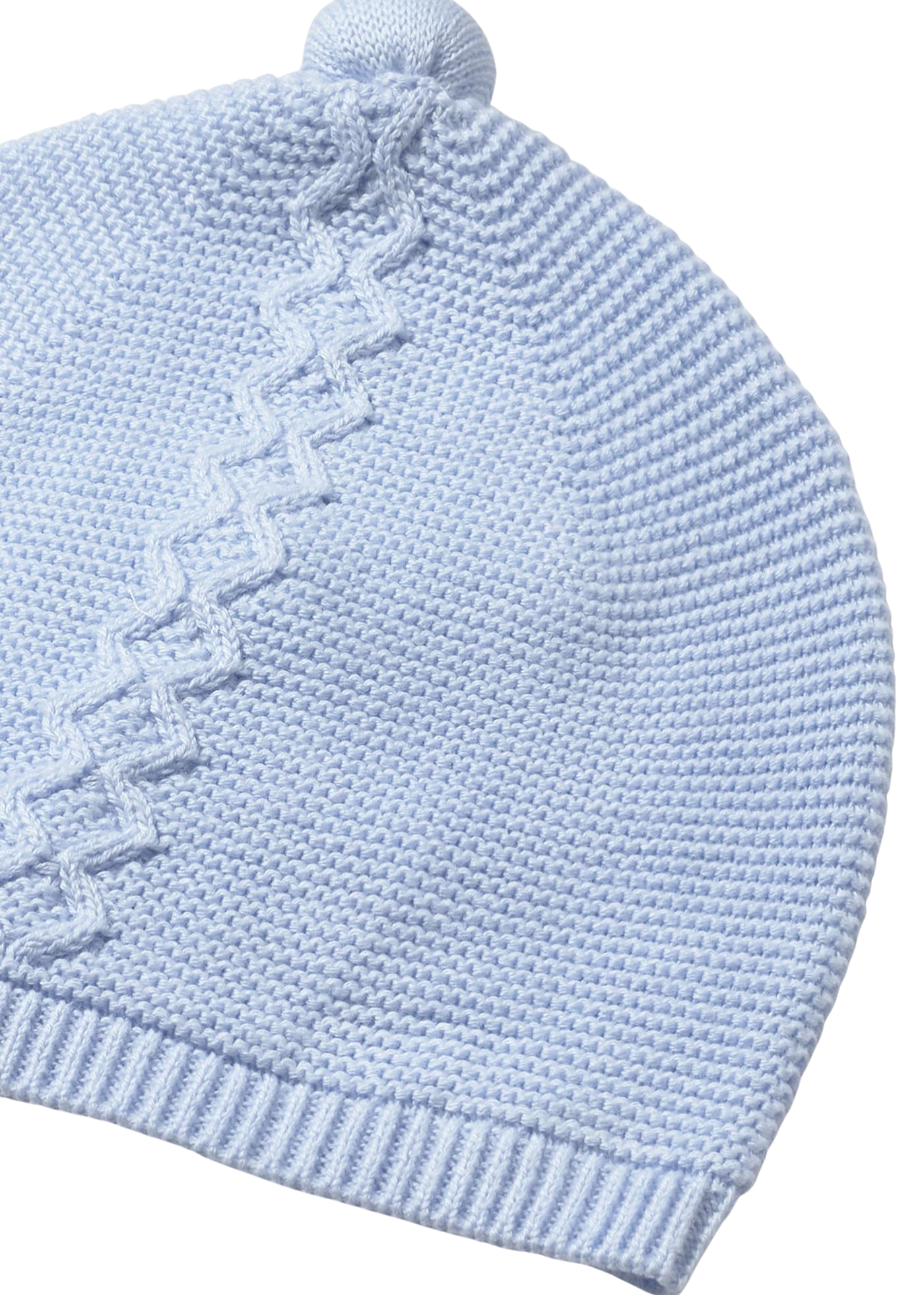 Set 3 Piese Tricotat Bleu Pantaloni Bluza si Fes 2564 Mayoral