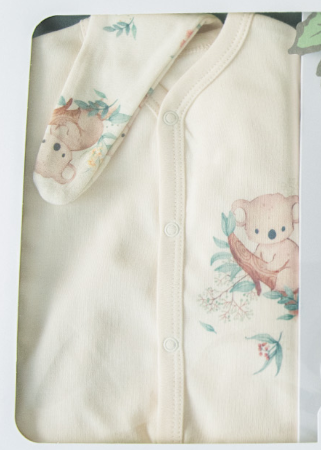 Set 10 Piese Maternitate Bej cu Koala S60117 KitiKate