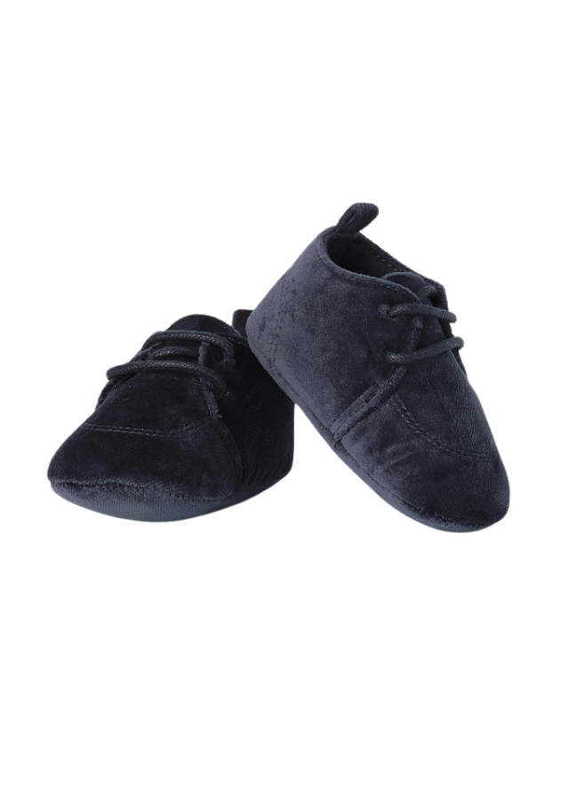 Pantofi Bleumarin din Catifea cu Siret 3A318.00 col 3885 Minibanda