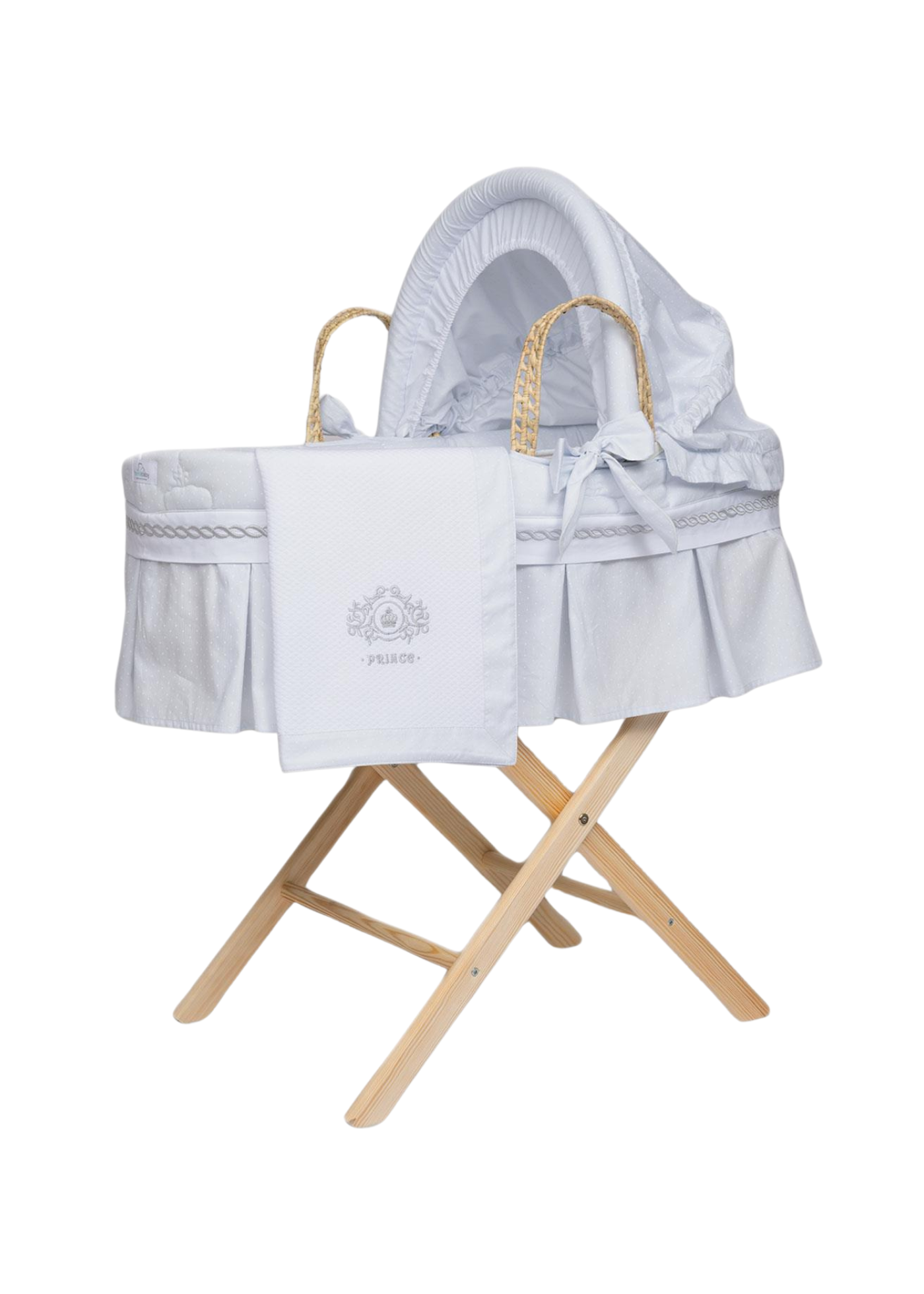 Set Cosulet Bebe Print din Palmier Natural & Salteluta & Set Textil 5216 FunnaBaby