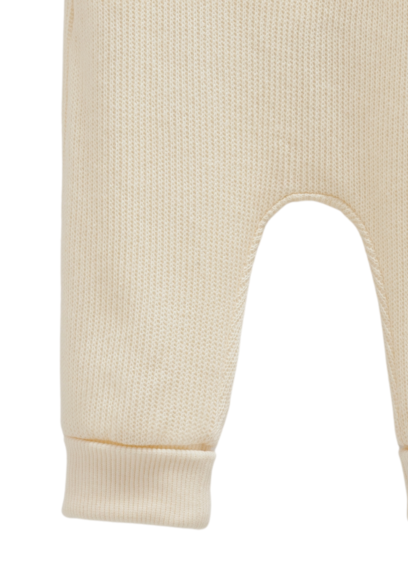 Set 2 Piese Salopeta Lunga Crem cu Curcubeu si Bretele si Bluza cu Maneca Lunga Crem SLE2056 Mell Sweet Baby