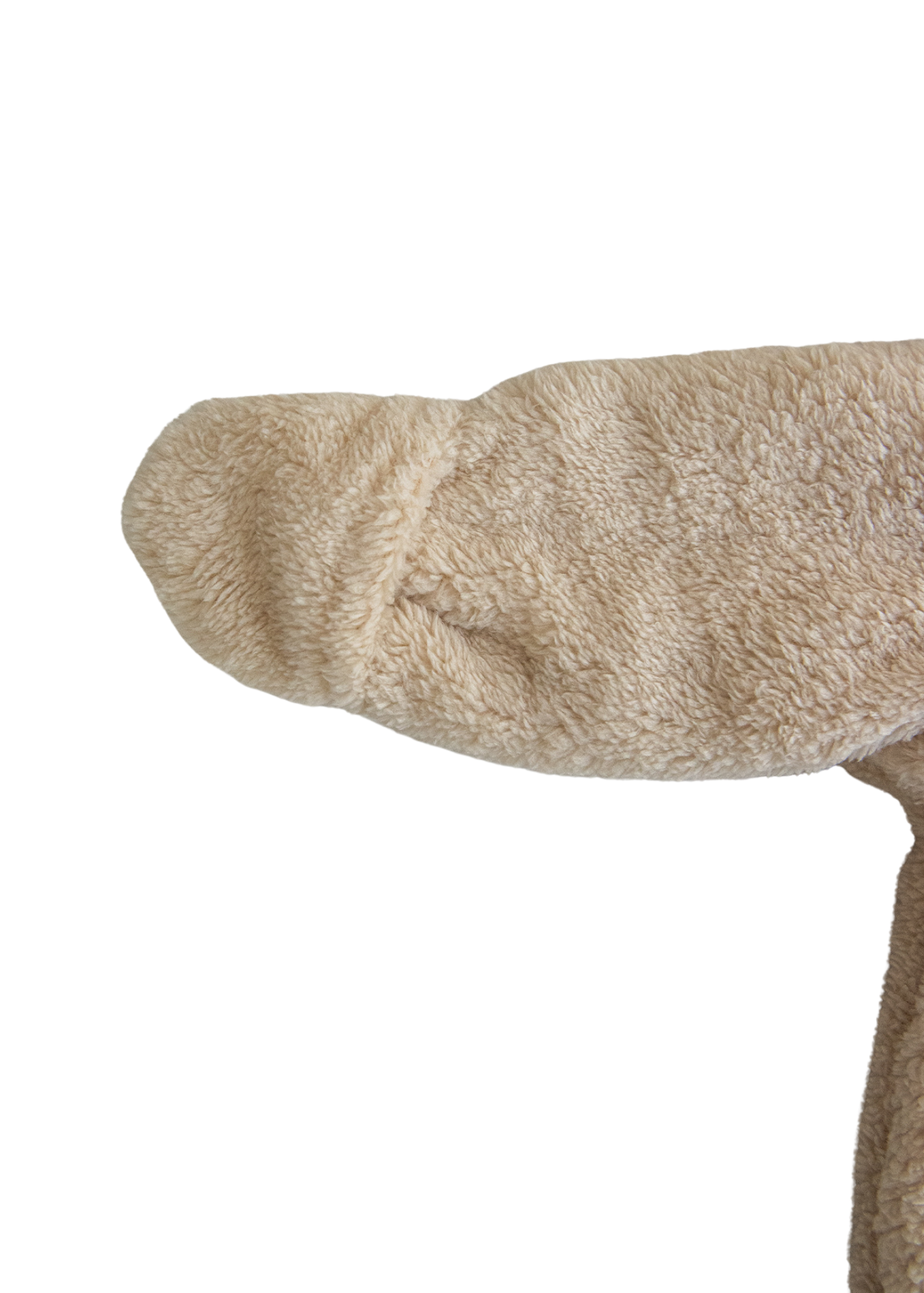 Combinezon Bej din Plus cu Fermoar si Gluga S60343 Kitikate