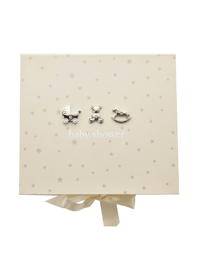 Cutie Cadou Crem cu Stele Pentru Bay Shower CG1061 Bambino by Juliana