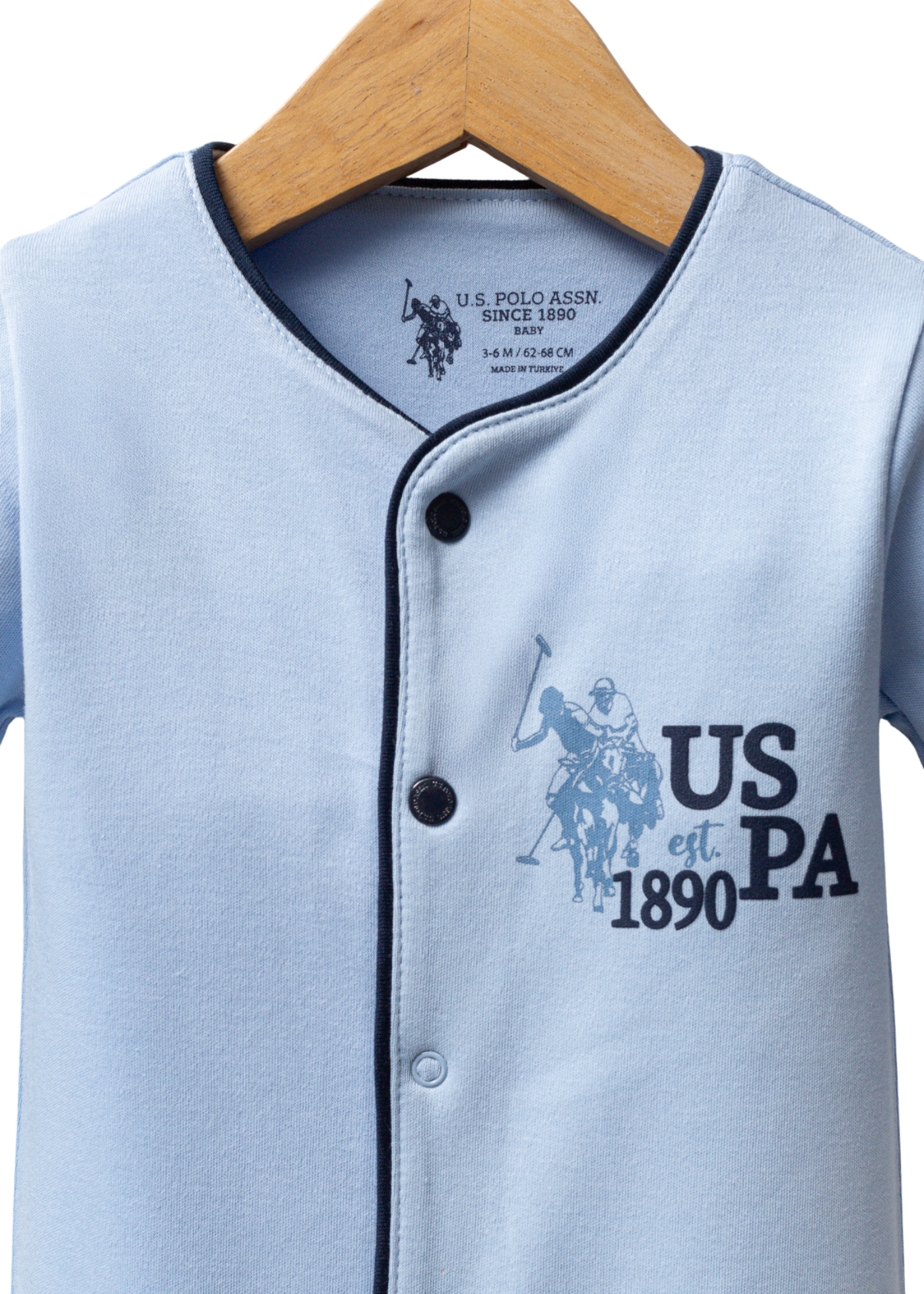 Salopeta Lunga Bleu cu Capse USB2541 Us Polo Assn