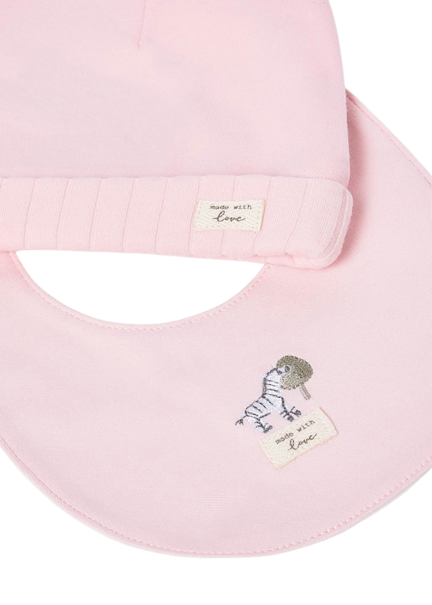 Set 3 Piese Salopeta Lunga Fes si Baveta Roz 9979 Mayoral