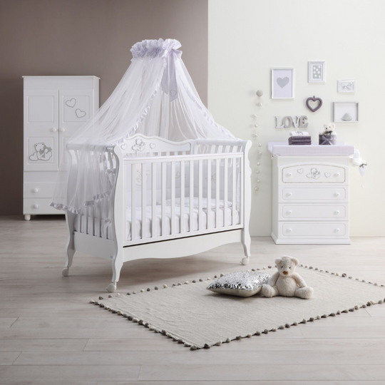 Дитяче ліжечко - Elegant Azzurra, автентичний італійський стиль 