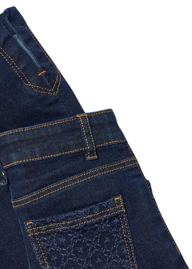 Pantaloni Denim Evazati Albastru Inchis 5718 Abel & Lula